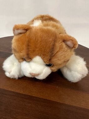 Vintage GUND Purrimals Ginger Orange Tabby Cat Plush Stuffed Animal Kitty